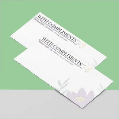  Compliment Slips Light Green